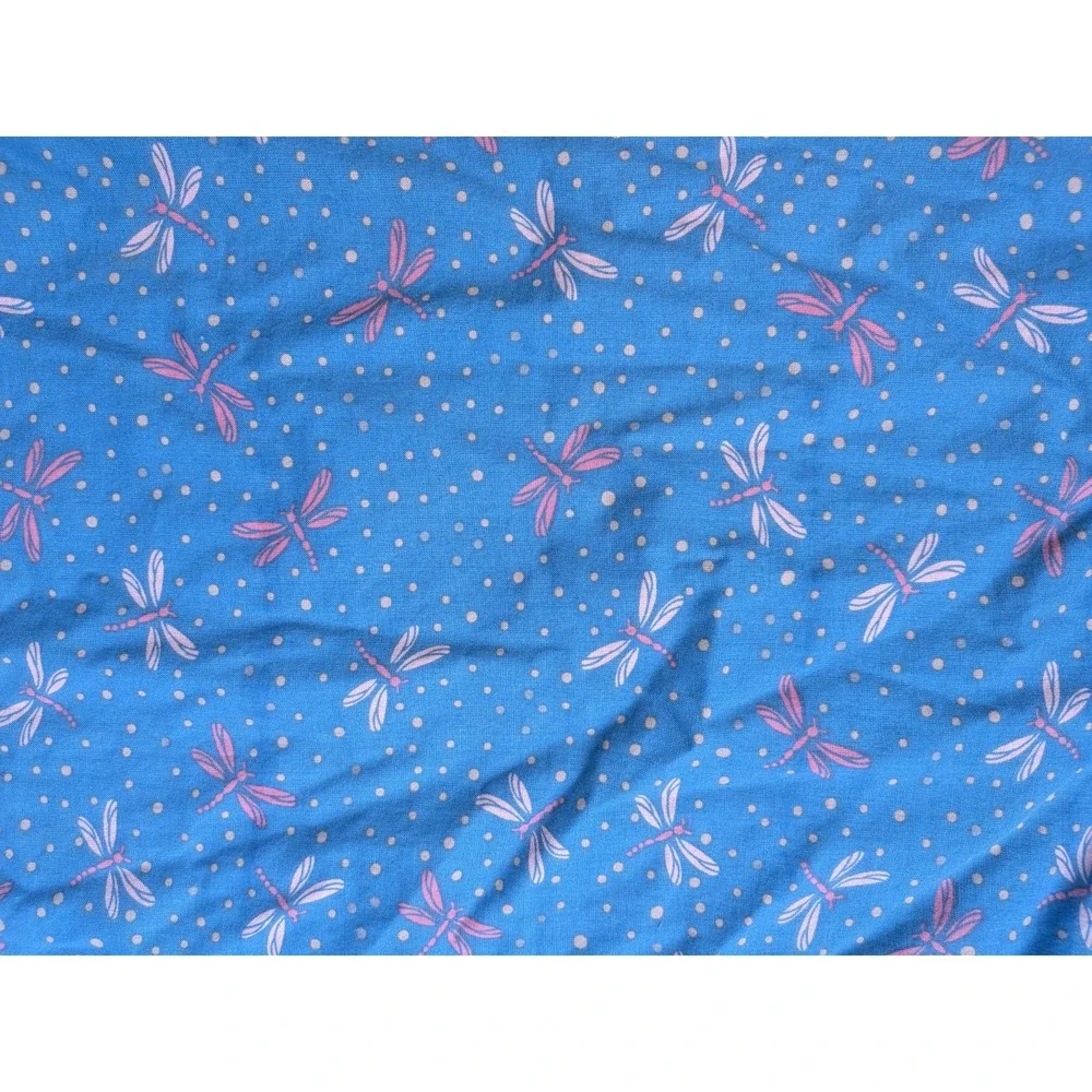 1 Pc Dragonfly BUTTERFLY Custom Standard Pillowcase Cotton Bella Cottagecore Std
